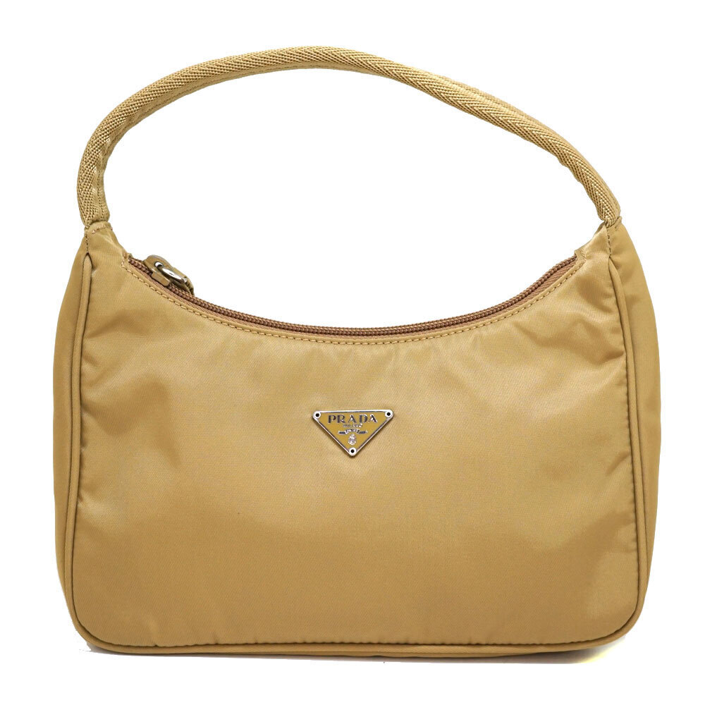 Prada Handbag Khaki Green Beige